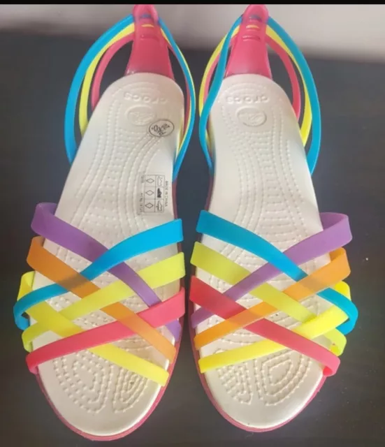 Crocs huarache flat jelly sandals clearance