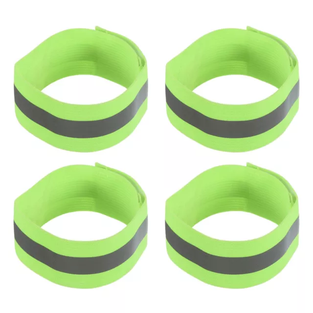 4 PACK REFLECTIVE Bands - Safety Reflector Tape Strip, High Visibility ...