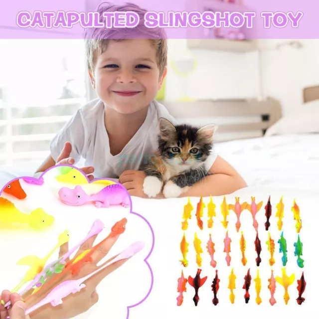 SLINGSHOT DINOSAUR FINGER Toys, Catapult Toys Elastic Flying Finger Dinosaur  HOT $5.20 - PicClick AU