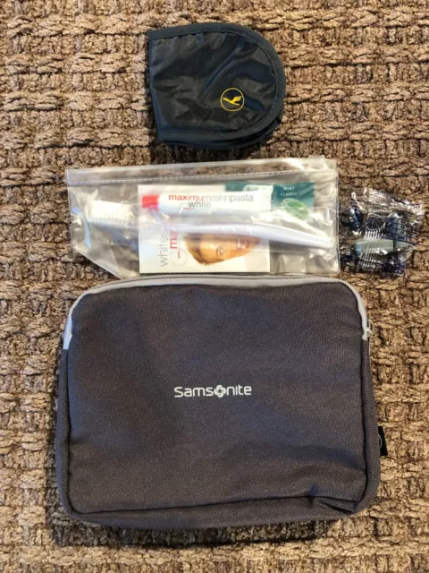Samsonite business class amenity kit for Lufthansa