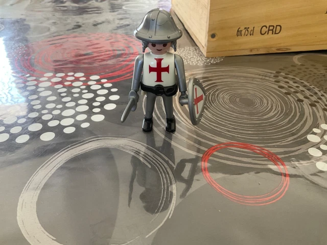Super Set Chevalier Maltais Valetta Rouge Playmobil - Croisé Crusader Custom