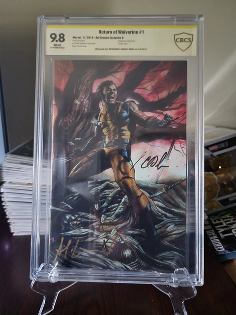 Return of Wolverine #1 CBCS 9.8 signed Adi Granov & Charles Soule