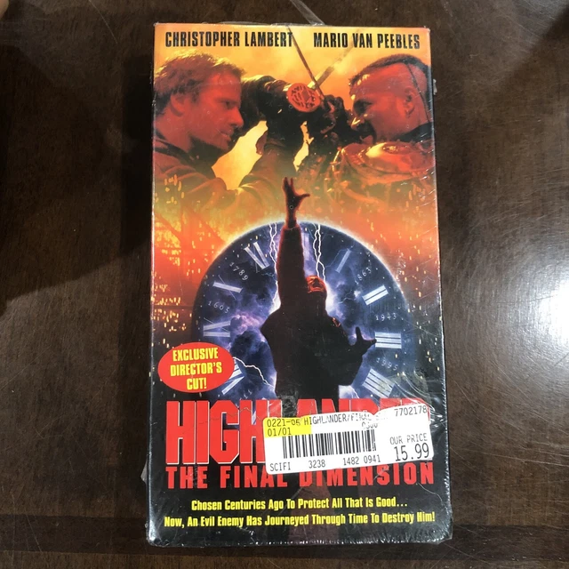 HIGHLANDER FINAL DIMENSION VHS Tape Christopher Lambert New Sealed £3. ...