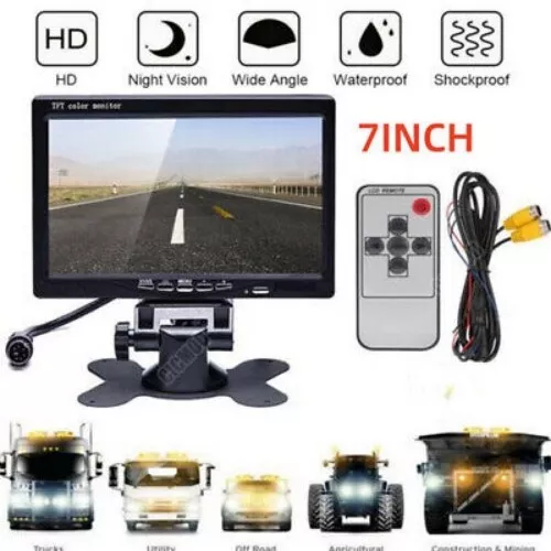 7 inch TFT LCD Color Car Bus Monitor Screen for Rear View Reverse Backup Camera