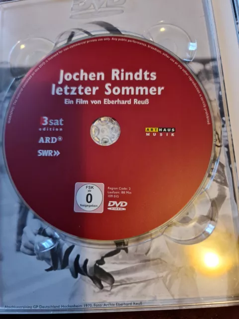 Jochen Rindt, Weltmeister Legende Rennfahrer Formel 1, 2 DVD'S, 187 min.Rarität 3