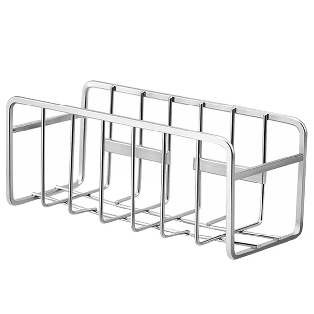 Stainless Steel Hanging Rack Multipurpose Wall Mounted Sink Sponge Holder