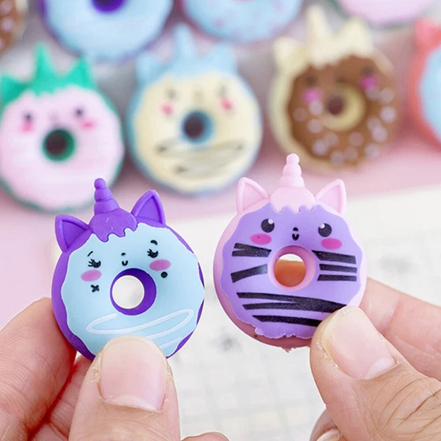 SKAMORI 30 Gomas De Borrar Retráctiles Estilo Bolígrafo | 5 Diseños De Dibujos Animados | Regalos Para Cumpleaños Y Colegio