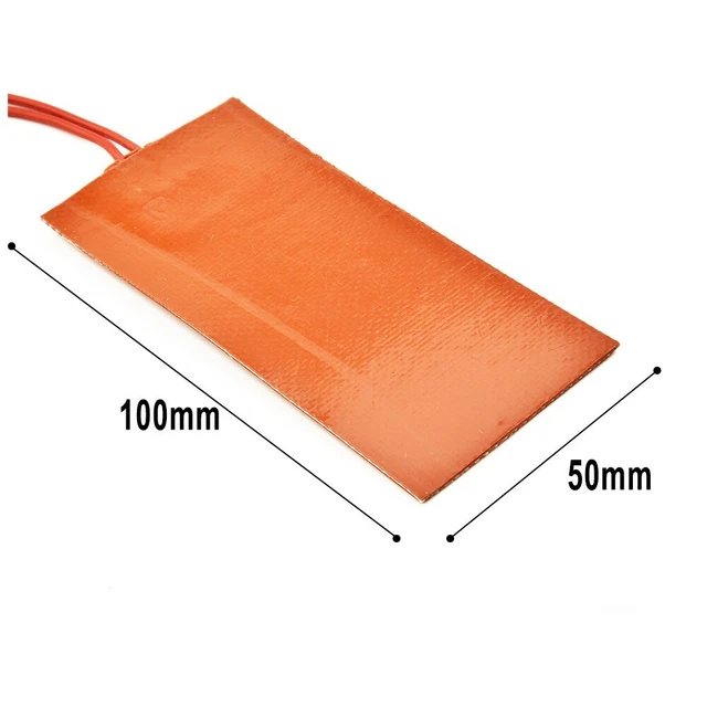 1pc Silicone Heater Pad for Imprimante Chauffé Tapis Voiture Carburant Tank Vite