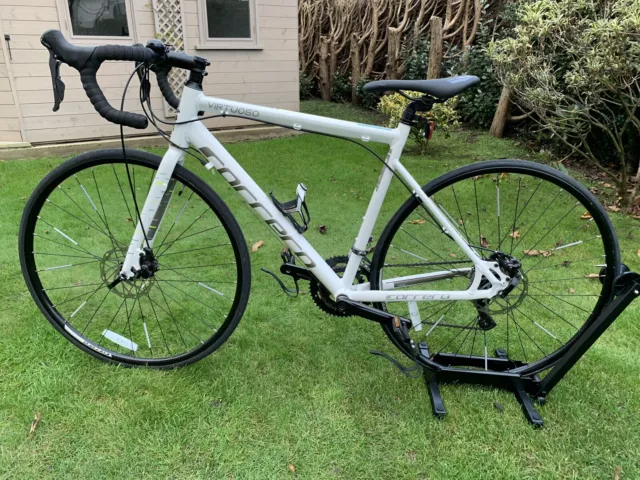 White carrera road bike 2025