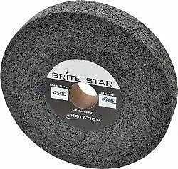 Brite Star 6" Diam, 1" Face Width, 1" Center Hole, Medium Grade, Silicon Carb...