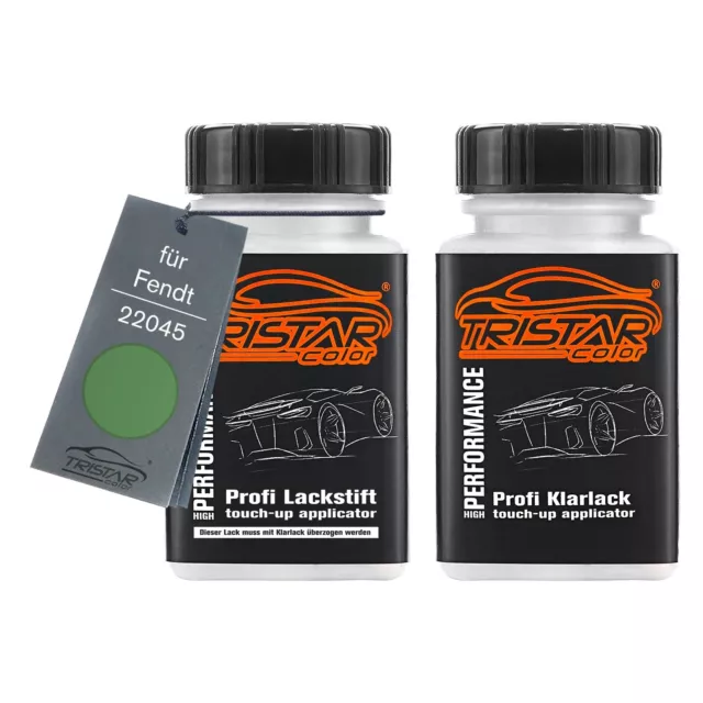 Autolack Lackstift Set für Fendt 22045 Groen Agrar Basislack Klarlack je 50ml