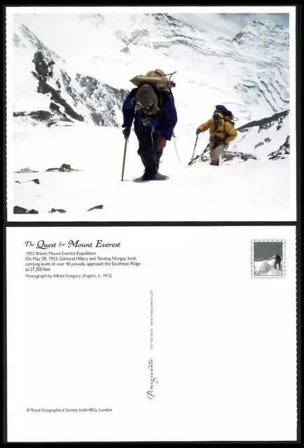 Tibet Mt. Everest Expedition 1953 AK E Hillary T Norgay Nr. Südlichster Ridge