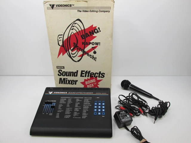 Vintage Videonics SE-1 Sound Effects Mixer Digital Audio Machine ~ TESTED