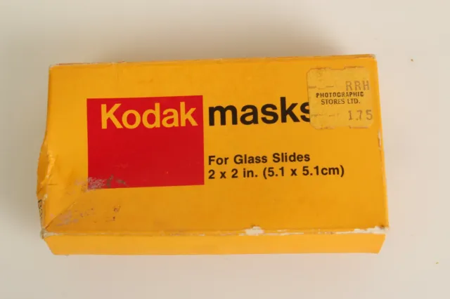 Kodak Masks for Glass Slides, 2 x 2 in. (5.1 x 5.1 cm)