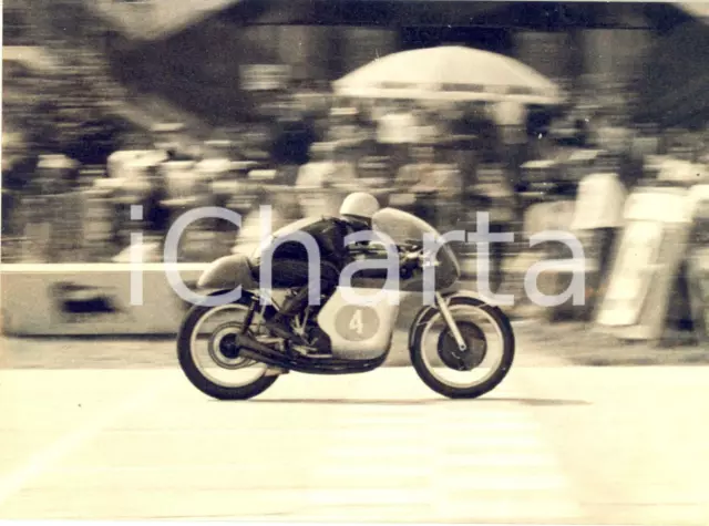 1960 MONZA MOTOCICLISMO GP delle Nazioni - Gary HOCKING su MV AGUSTA *Foto 13x18