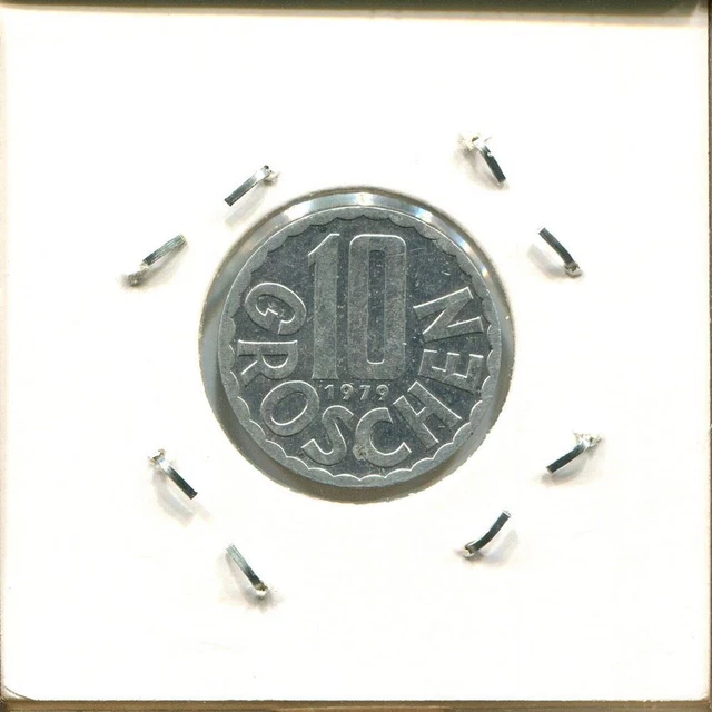 10 GROSCHEN 1979 AUSTRIA Coin #BA062C 2