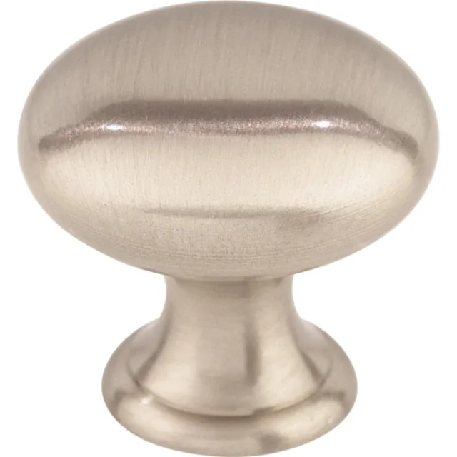 Top Knobs Cabinet  Asbury Mushroom Knob 15/16 Inch Brushed Satin Nickel