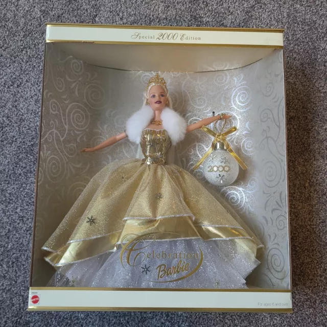 barbie mattel special 2000 edition gold celebration doll