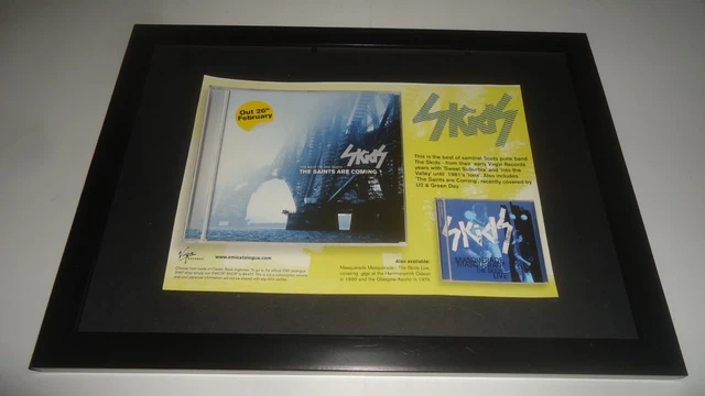 SKIDS the saints are coming-framed original advert