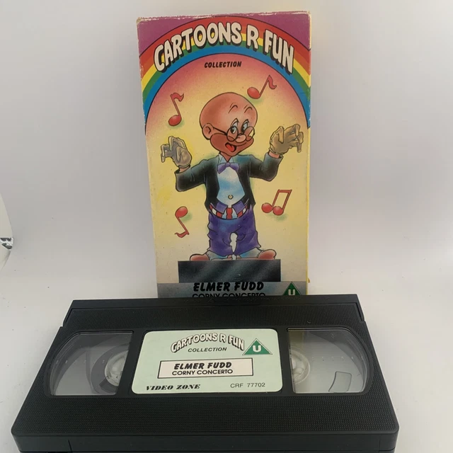 ELMER FUDD CORNY Concerto Cartoons R Fun VHS video Tape 1989 Bugs Bunny ...