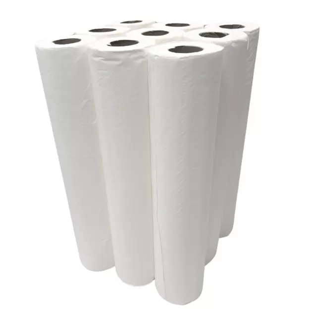 24 Sirius White 20" Couch Bed Rolls 40m Hygiene Roll Massage - Free Delivery!