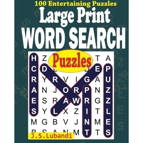 LARGE PRINT WORD SEARCH Puzzles (Large Print Word Searc - Paperback NEW ...