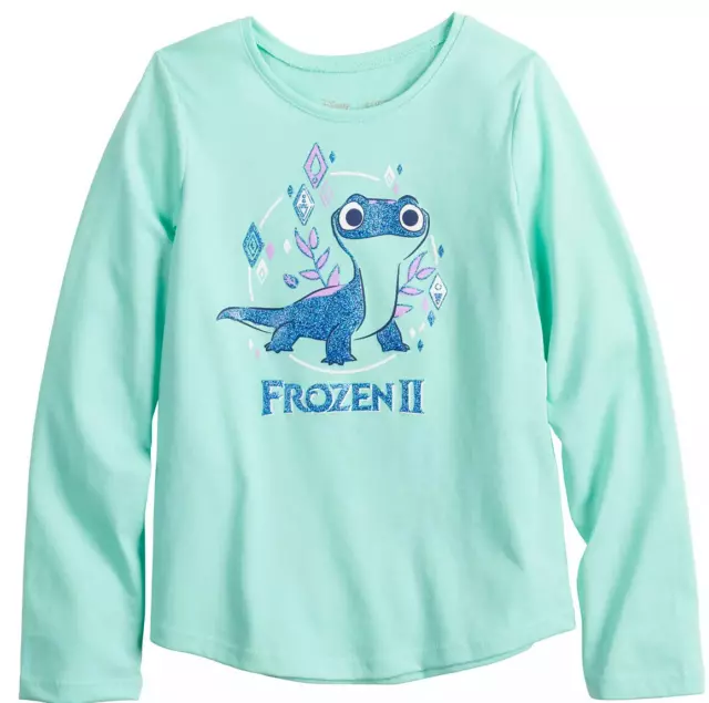 Disney's Frozen Girls Graphic Long Sleeve Tee by Jumping Beans NWT Size 6,7, 6X