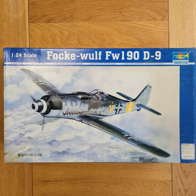 Focke-Wulf Fw190 D-9 - Trumpeter Modellbausatz 1:24 - Jagdflugzeug WWII