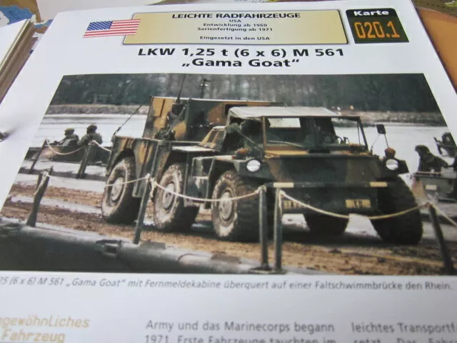 Militärfahrzeuge Archiv leichte Radkfz 20.1 Gama Goat USA 2S