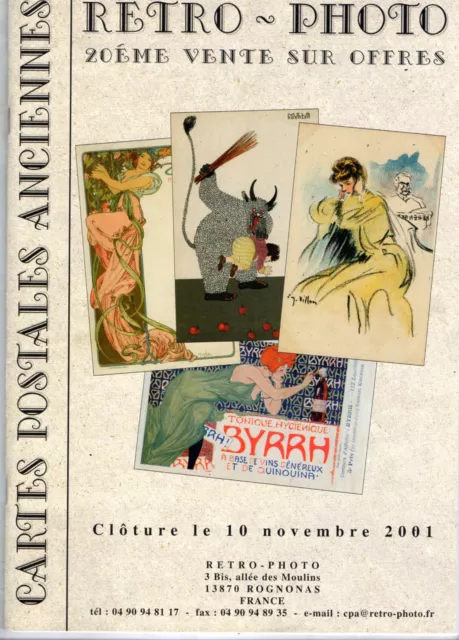 Cartes Postales Anciennes ¤ Catalogue Retro-Photo 20° Vente Sur Offres ¤ 2001