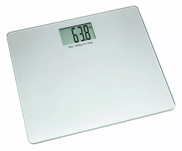 TFA 50.1010.54 Digitale XXL-Personenwaage aus Glas BIG STEP 200 KG DMS SENSOR