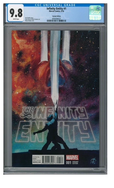 Infinity Entity #1 (2016) Jim Starlin Thanos Variant Rare CGC 9.8 AD414