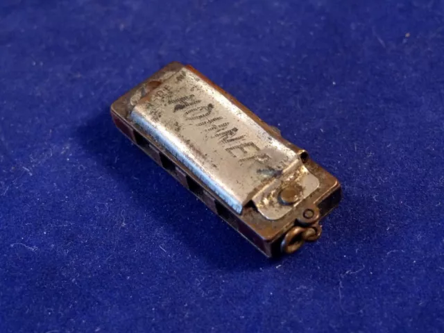 Ancien rare jouet petit harmonica HOHNER miniature années 30 Germany Penny toy