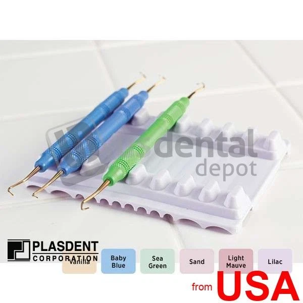 PLASDENT Instrument Mat - Small, Pastel Lilac, 5-3/16in  x 4-1/8in . Reve 424266