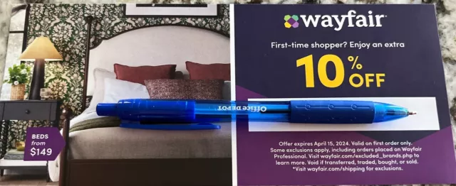 Wayfair Coupon 10% Off Entire Purchase Exp. 5/15/24 First Time Shoppers Only