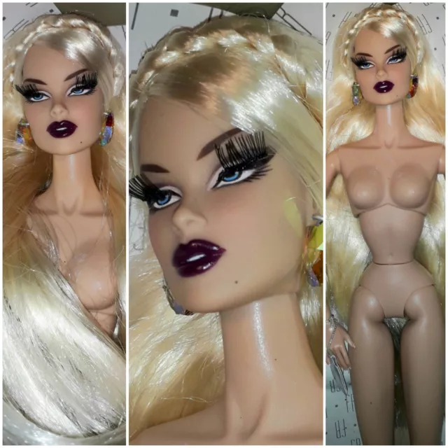 VANESSA PILE FIRE OOAK ONLY NUDE DOLL Fashion royalty muse Barbie basics