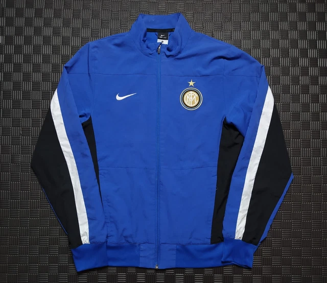 INTER MILAN INTERNAZIONALE Training Top Track Zip Jacket Nike Football Soccer
