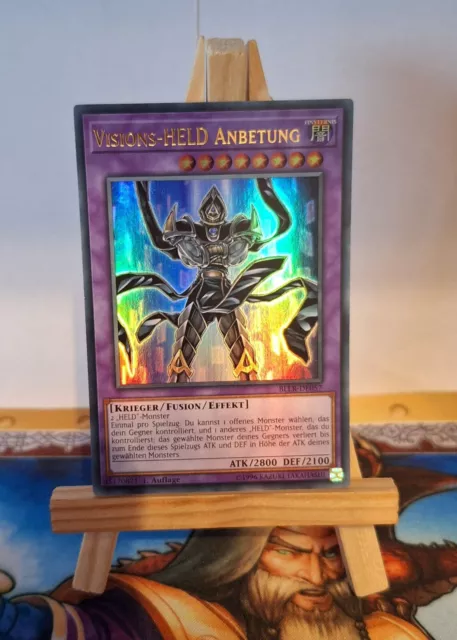 Yugioh Visions-HELD Anbetung BLLR-DE057 Ultra Rare DEUTSCH NM