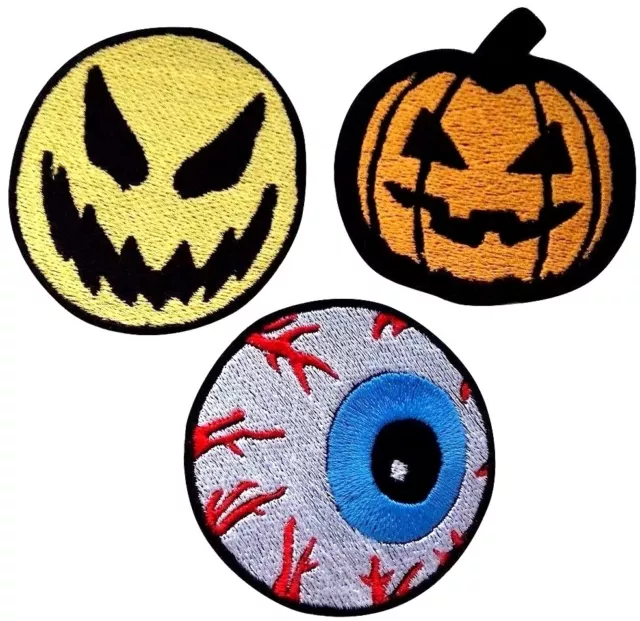 Halloween Patch Embroidered Iron On Patches Fancy Jacket Badge Jeans Applique