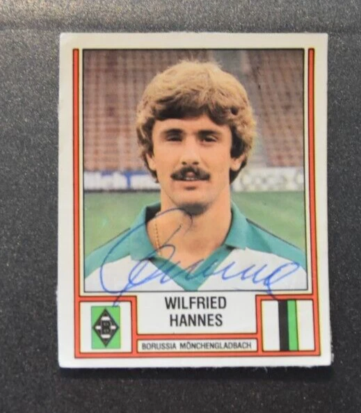 PANINI 1982, WILFRIED Hannes, Borussia Mönchengladbach, signiert EUR 2