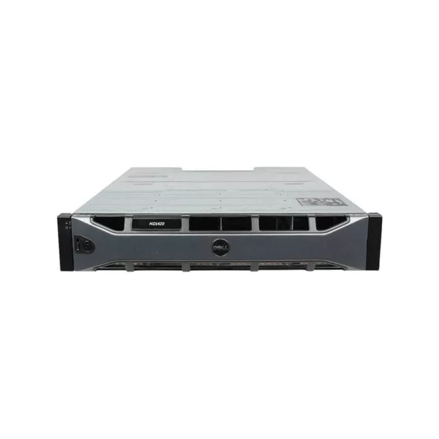 Dell PowerVault MD1420 24x 2.5" CTO Storage Array 2x 12G-SAS-4 Controller 2x PSU