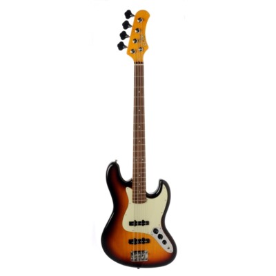 Rocktile Basse Electrique E-Bass Guitare PB-Style Jazz Blues 4 Cordes 22 Frets Sunburst 