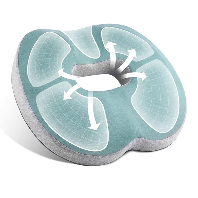 DONUT PILLOW HEMORRHOID Tailbone Cushion Sciatica Pain Relief Pillow