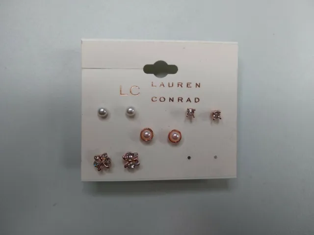 LC Lauren Conrad - 4-Pair Earrings
