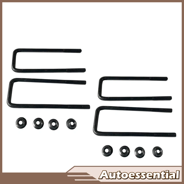 LEAF SPRING AXLE UBolt Kit Rear For 0013 Chevy Silverado GMC Sierra