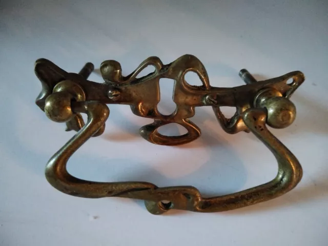 Antique vintage brass drawer pulls/handles