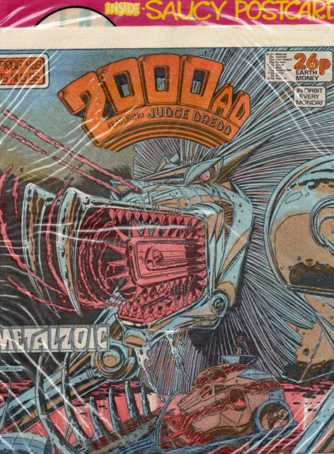 2000 ad Prog #483 (VG)`86 Various  (With Free Comic)