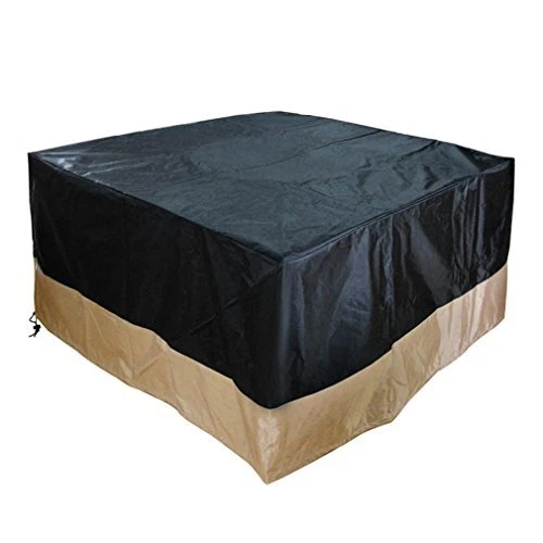 42 Inch Square Fire Pit Cover, Heavy Duty Durable and Waterproof Cover for