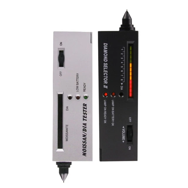 Tester selettore diamanti 2 pezzi e tester moissanite gioiello pietra preziosa
