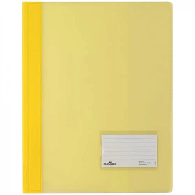 DURABLE Schnellhefter überbreit gelb 268004 (4005546201627)